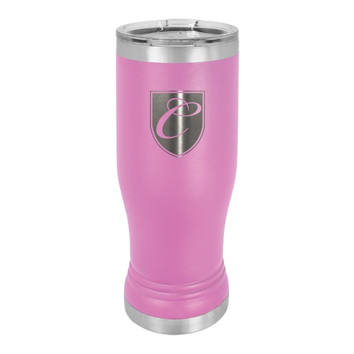 14 OZ. LIGHT PURPLE POLAR CAMEL STAINLESS PILSNER WITH LID